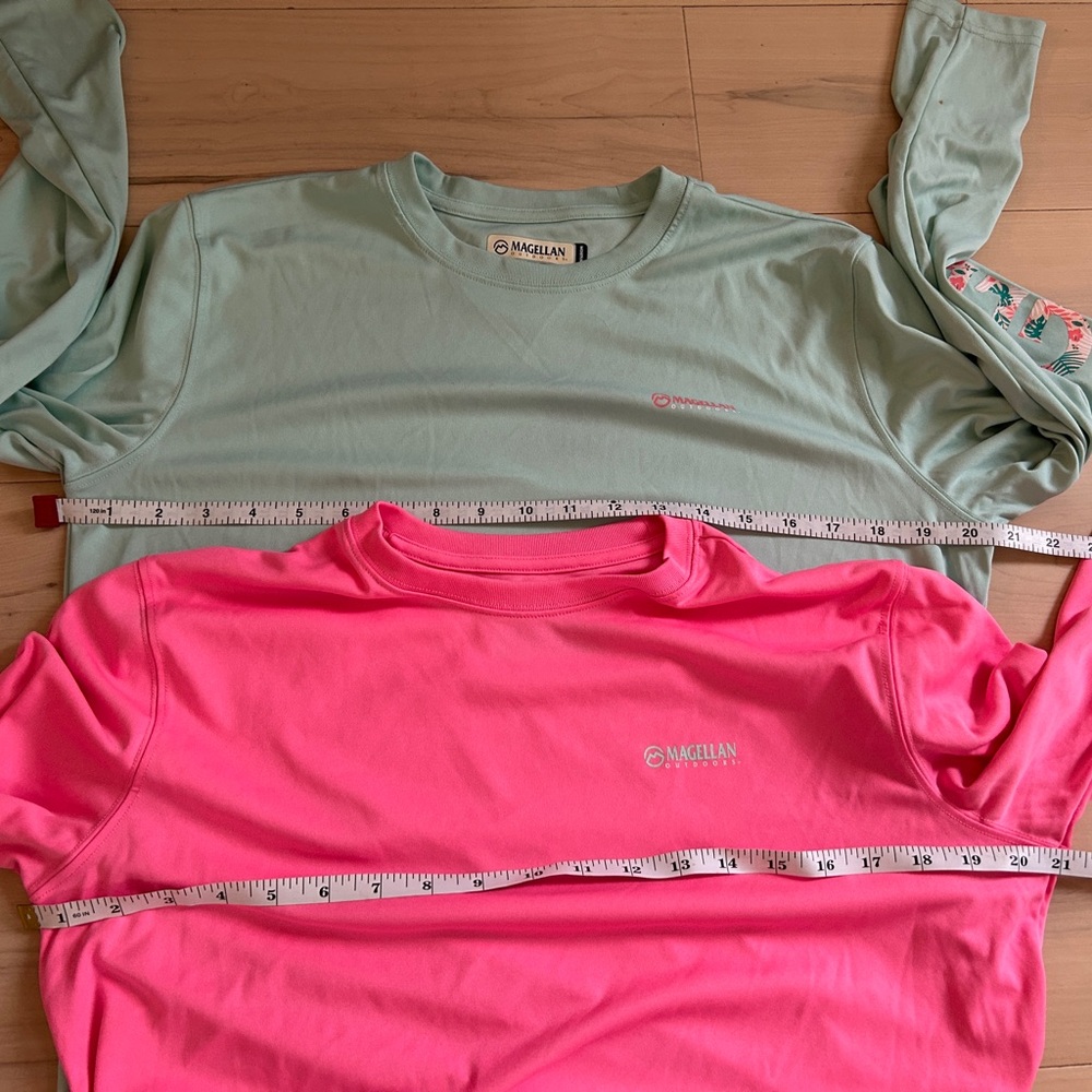 2 Magellan Outdoors Boyfriend Fit Long-Sleeve T-Shirts Medium - Picture 4 of 11
